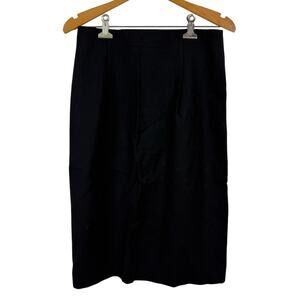 Vintage 90s Talbots Women 100% Wool Pencil Skirt Size 10 USA Made Career Office